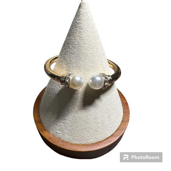 INC International Concepts rose pearl hinge duo bracelets NWT - Picture 3 of 5